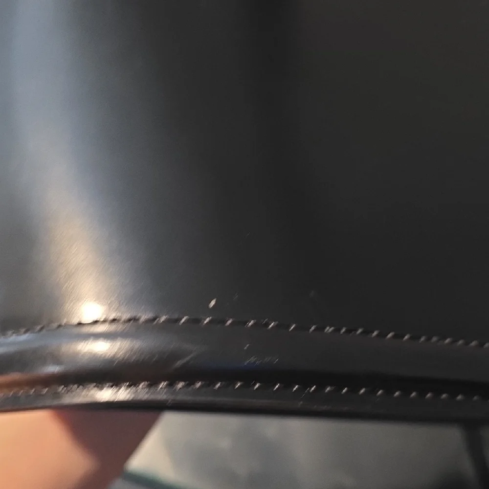 Vintage Bally Black Leather Shoulder Bag  Gold BB Logo |Authentic w/ COA - Picture 14 of 15